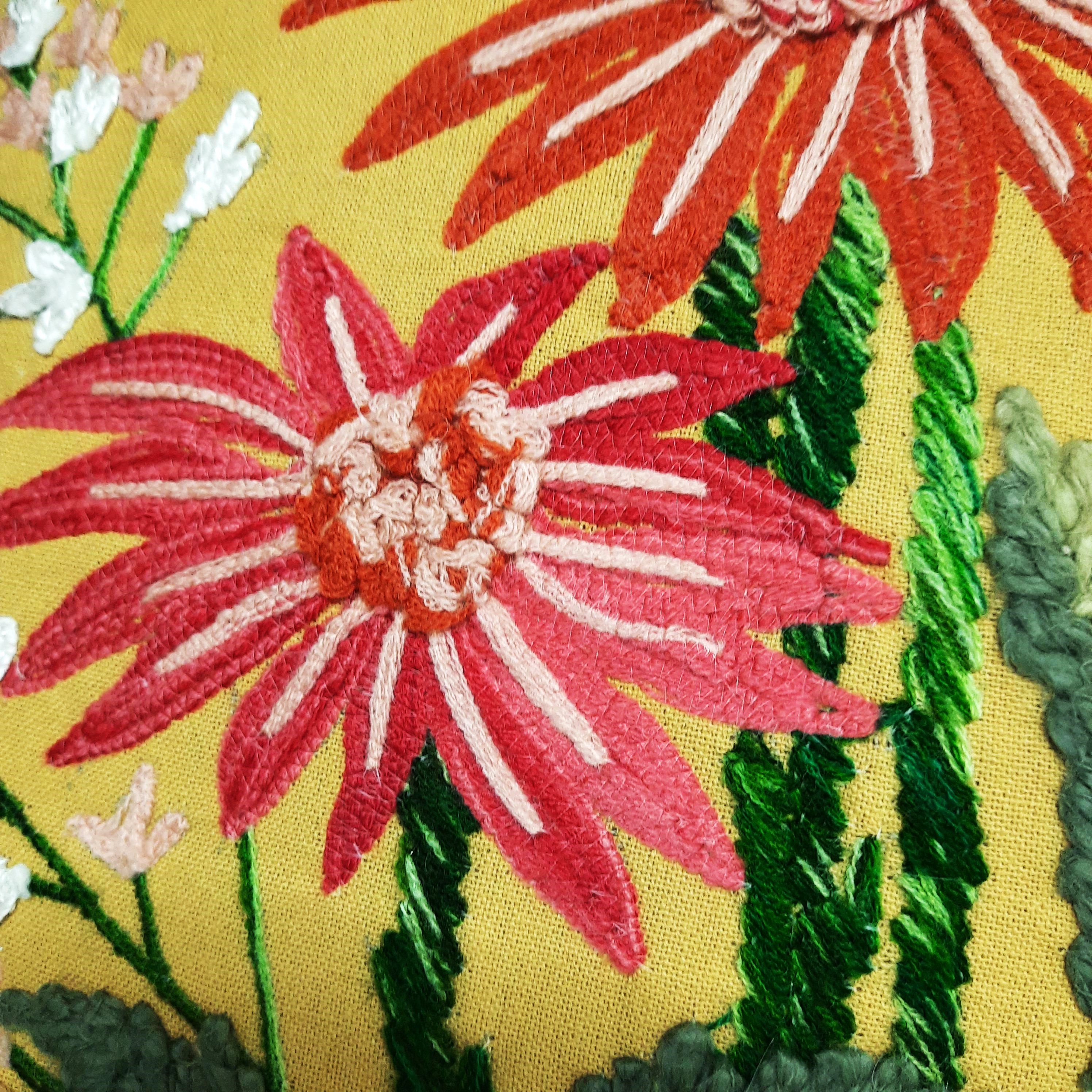 Dandelion Embroidered Cover