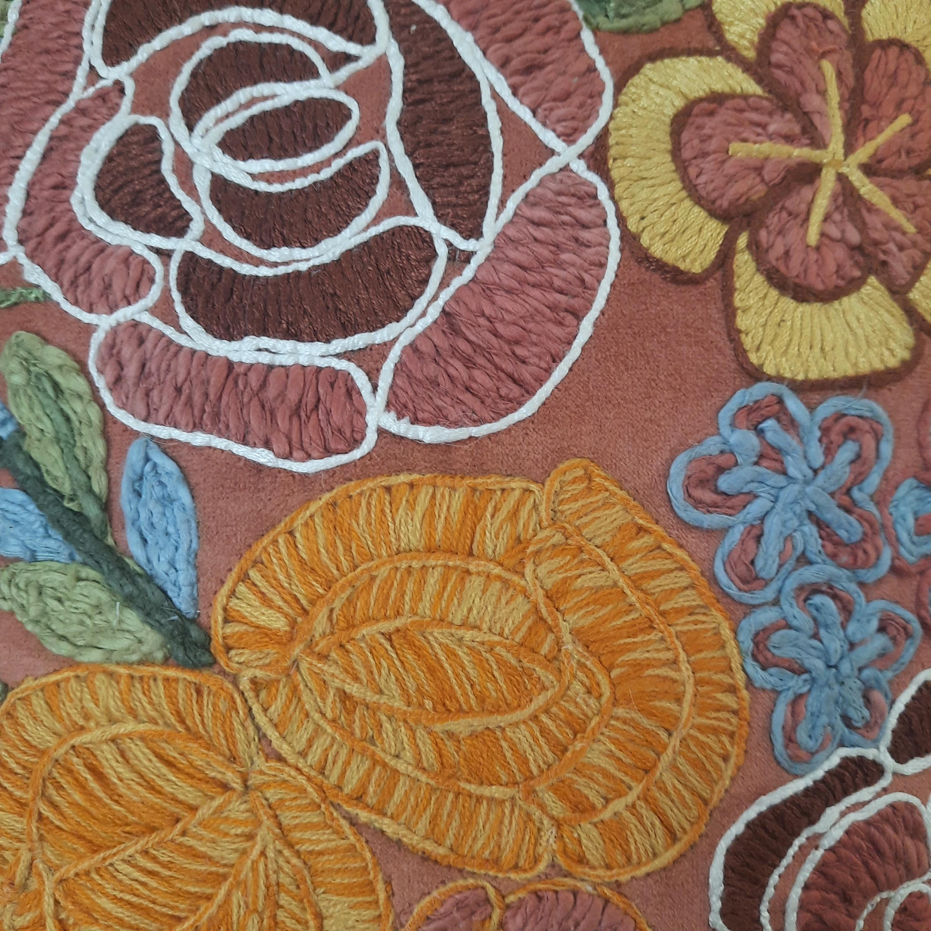 Lantana Embroidered Cover