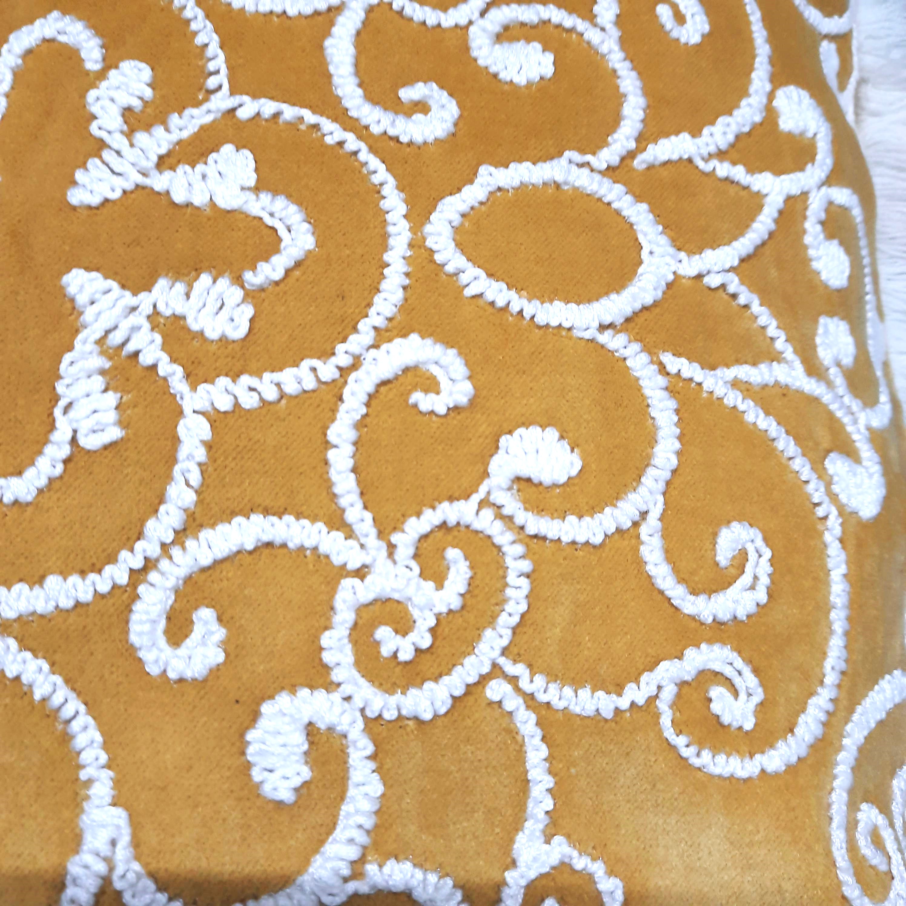 Frangipani Embroidered Cover