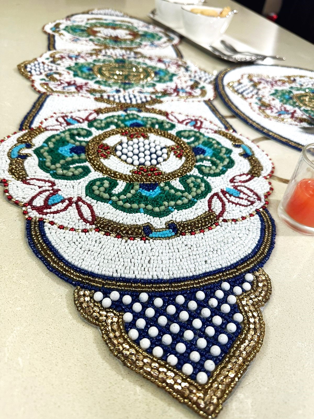  Beads Table Runner