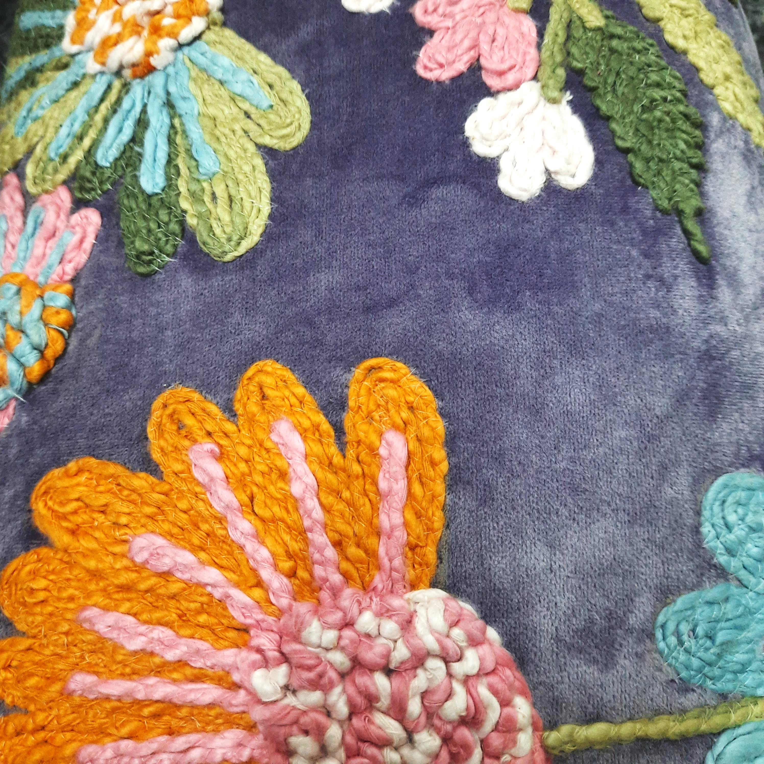 Lavender Embroidered Cover